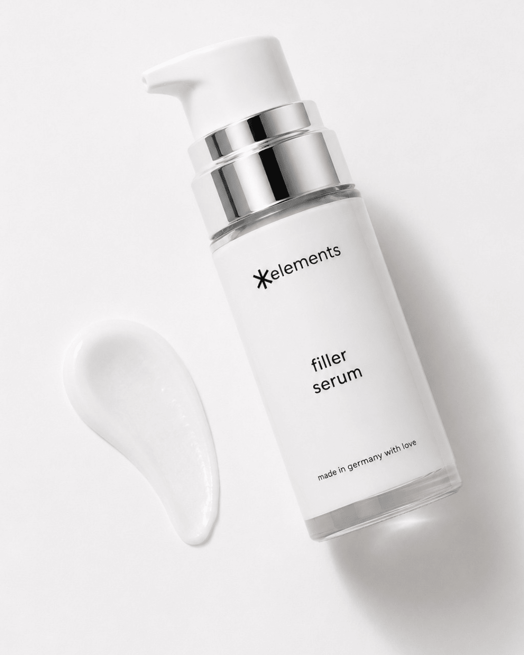 Filler Serum von kühlkraft mit Gatuline Expression in der Glasflasche