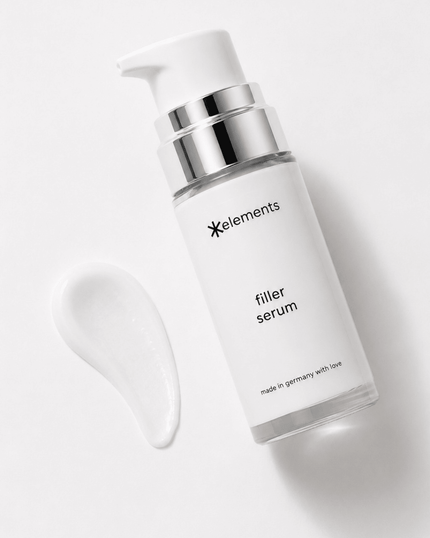 Filler Serum von kühlkraft mit Gatuline Expression in der Glasflasche